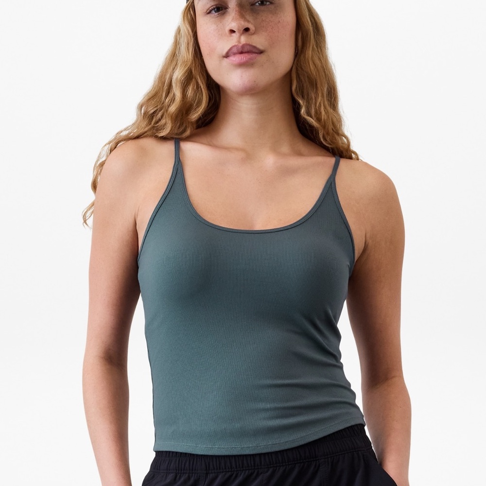 Athleta Signature rib thin strap tank